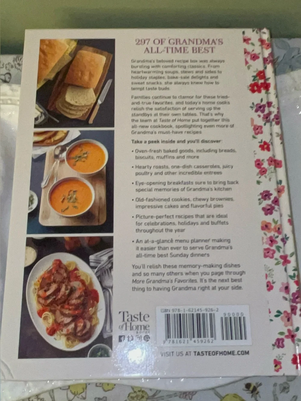 Taste of Home Grandma’s Favorites Cookbook Stack